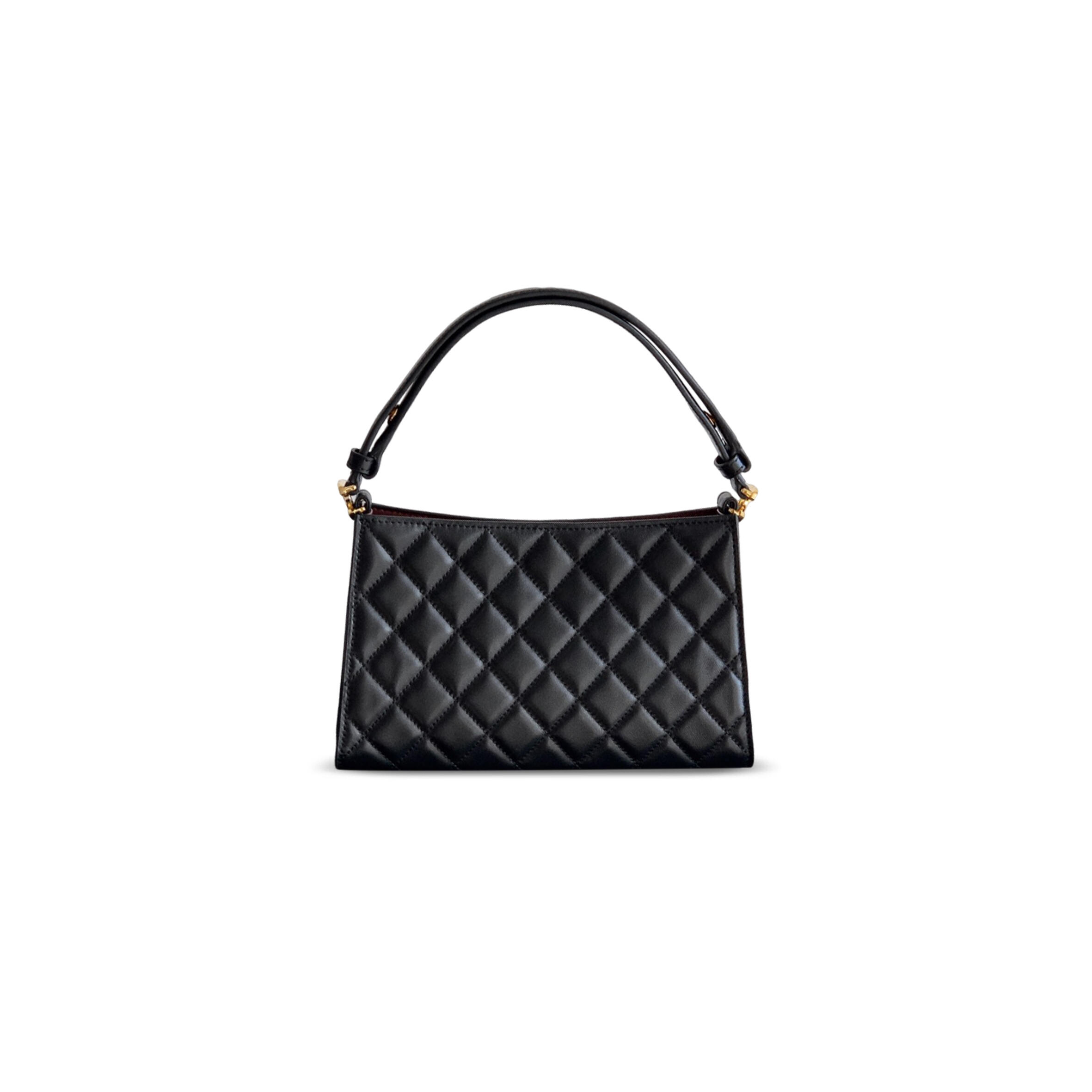 CHANEL 26X QUILTED LEATHER HOBO HANDBAG AS6045 (22.5*14*7.5cm)